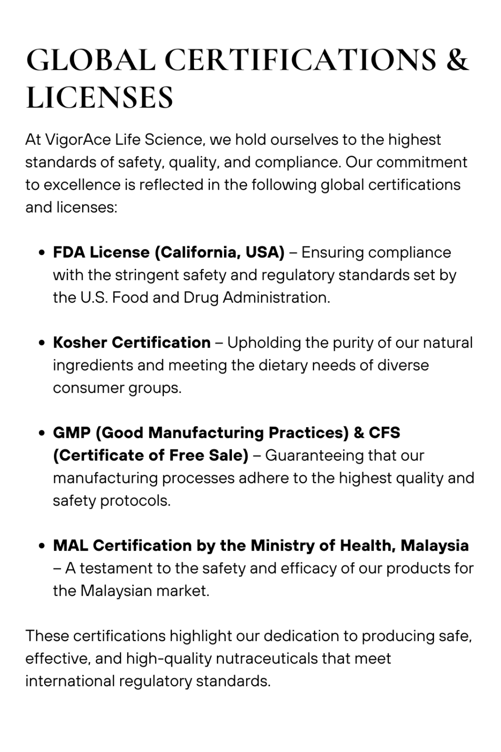 Certifications Infographic